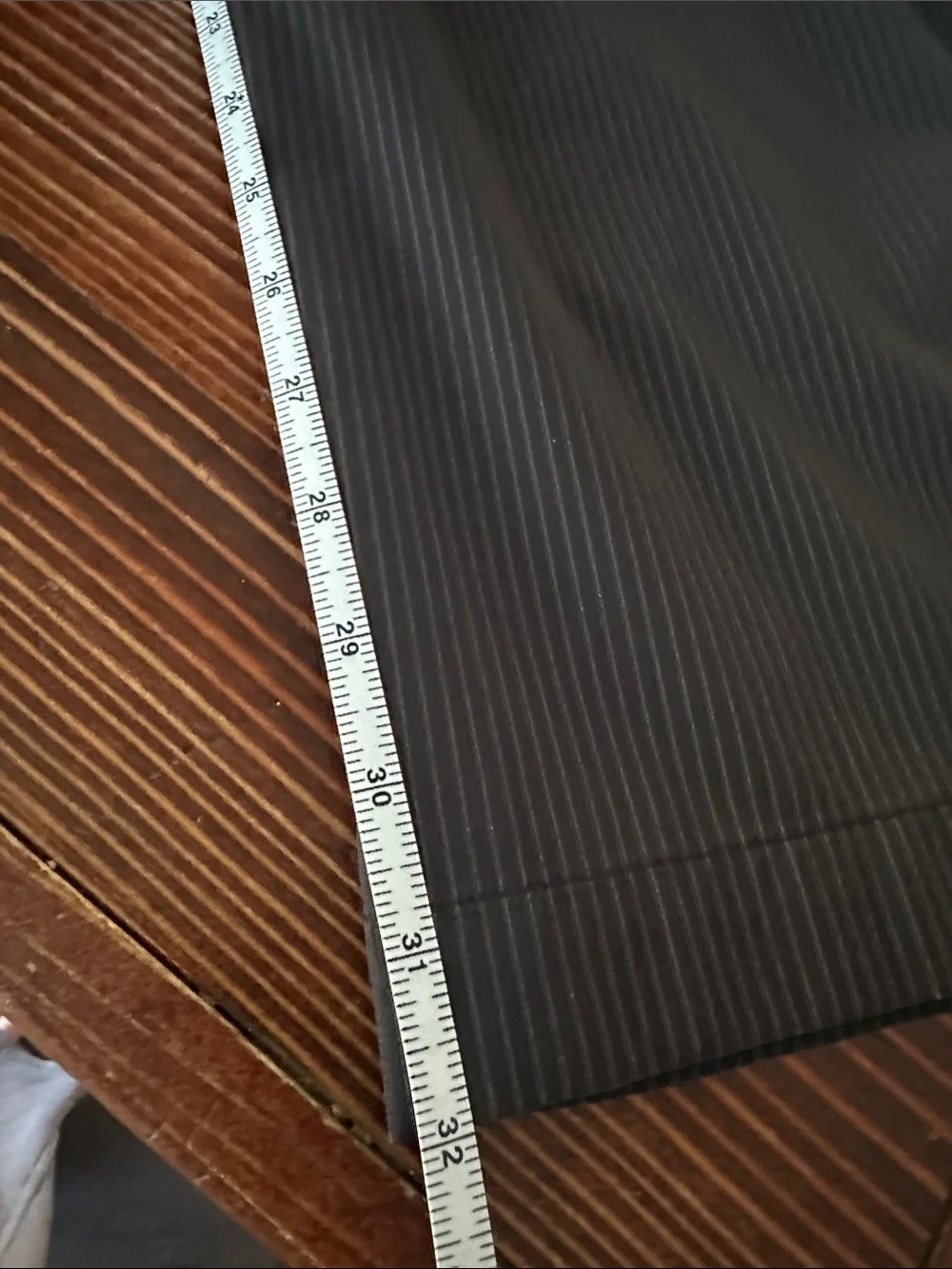 Nike Golf Dri-FIT Tour Performance Black Gray Pinstripe Pants 36x32